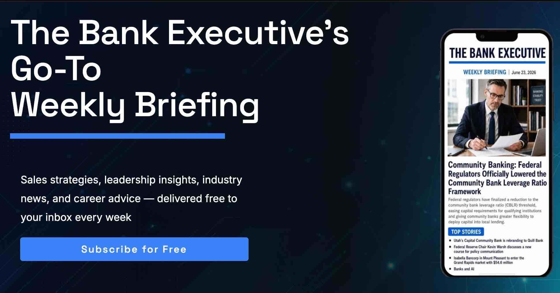 bank exec subscription